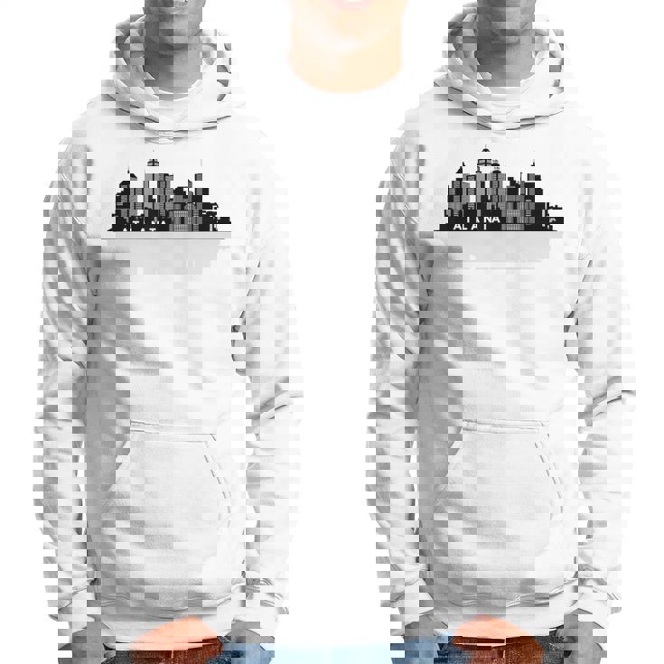 Atlanta Ga スカイライン 摩天楼 シティシルエット パーカー