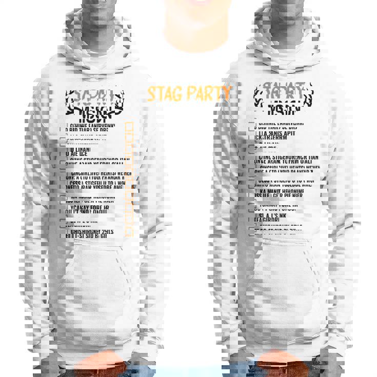 Bachelors Party Checklisttag Do Party Sudadera