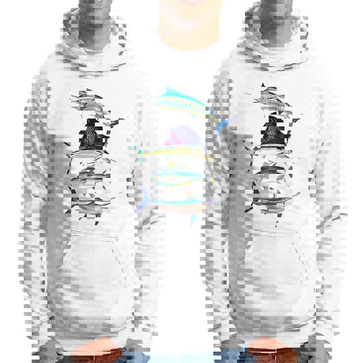 Big Deepea スポーツフィッシュ カジキ 太刀魚 カジキ マグロ パーカー