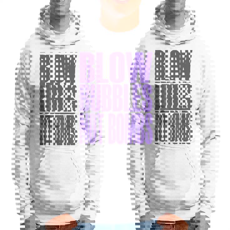 Big Print スローガン Blow Bubbles Not Bombs Rave Classic パーカー