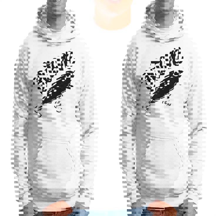 Bite Me 面白いフィッシャーマンフィッシングルアー パーカー