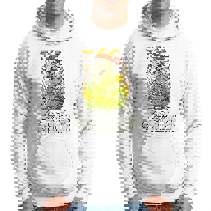 Bock Auf Grillen おもしろバーベキューアクセサリー ヤギ付きバーベキュー パーカー