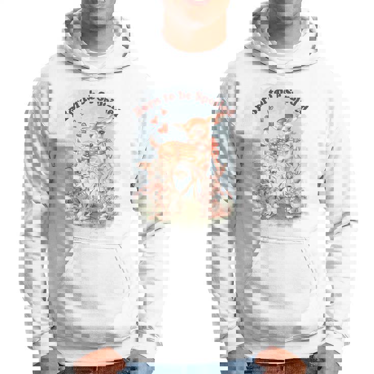 Born To Bepoiled Cute Animal Illustration 長袖tシャツ パーカー