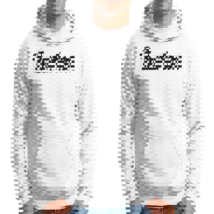 Burton バートン の名前を言うトップ パーカー