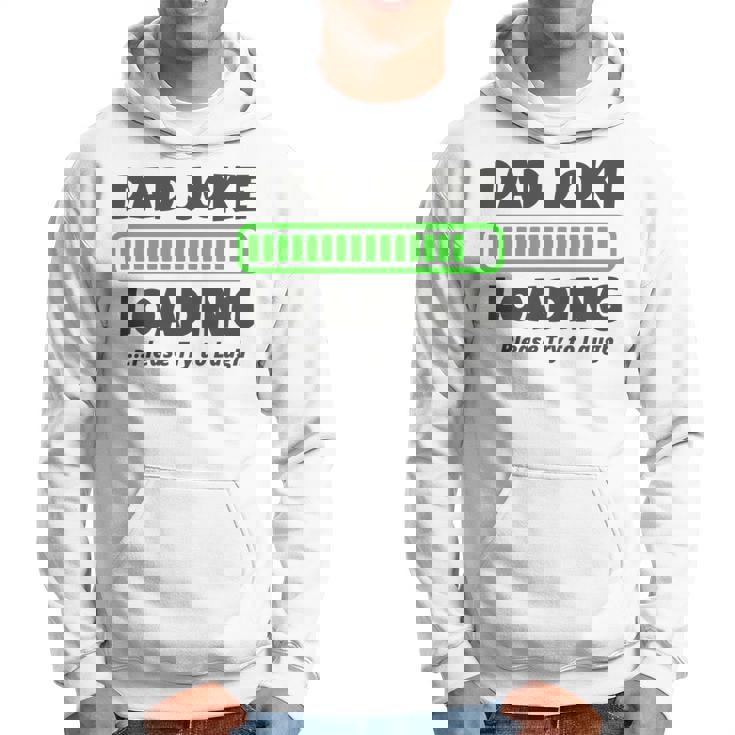 Dad Joke Loading Please Try To Laugh 面白い父の日 長袖tシャツ パーカー