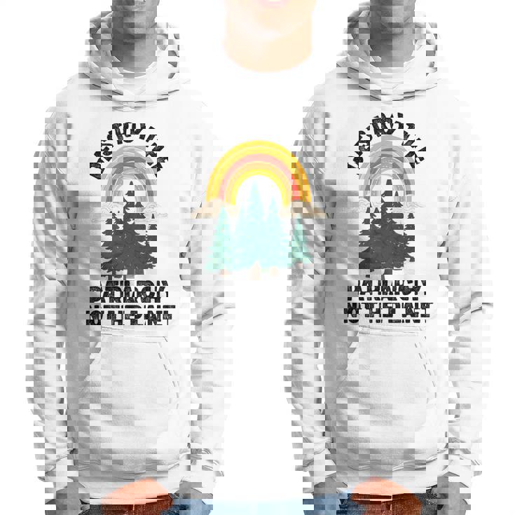 Destroy The Patriarchy Not The Planet フェミニスト フェミニズム パーカー