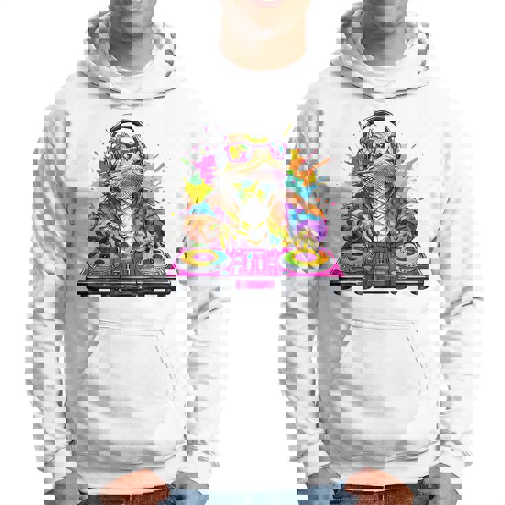 Dj フトアゴヒゲトカゲ 音楽愛好家のキッズ ディージェイ パーカー