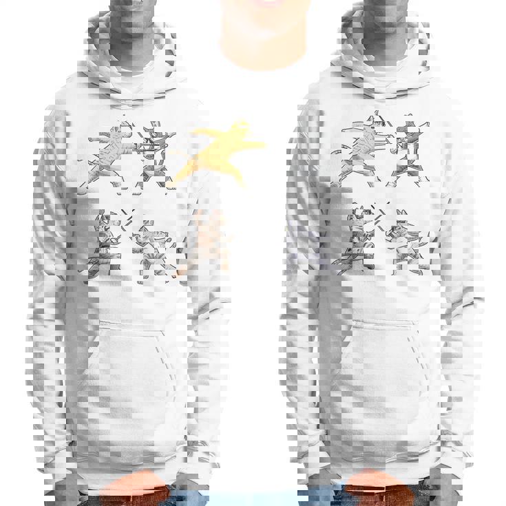 Fencer 猫 エペフェンシング付き パーカー