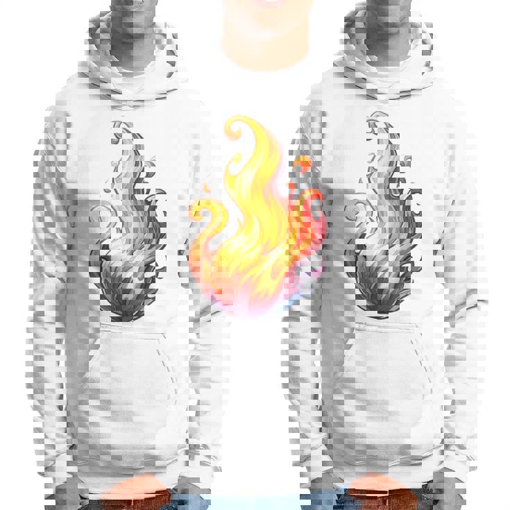 Fire Element Flameのグラフィックアート。あらゆる年齢の方に。 パーカー