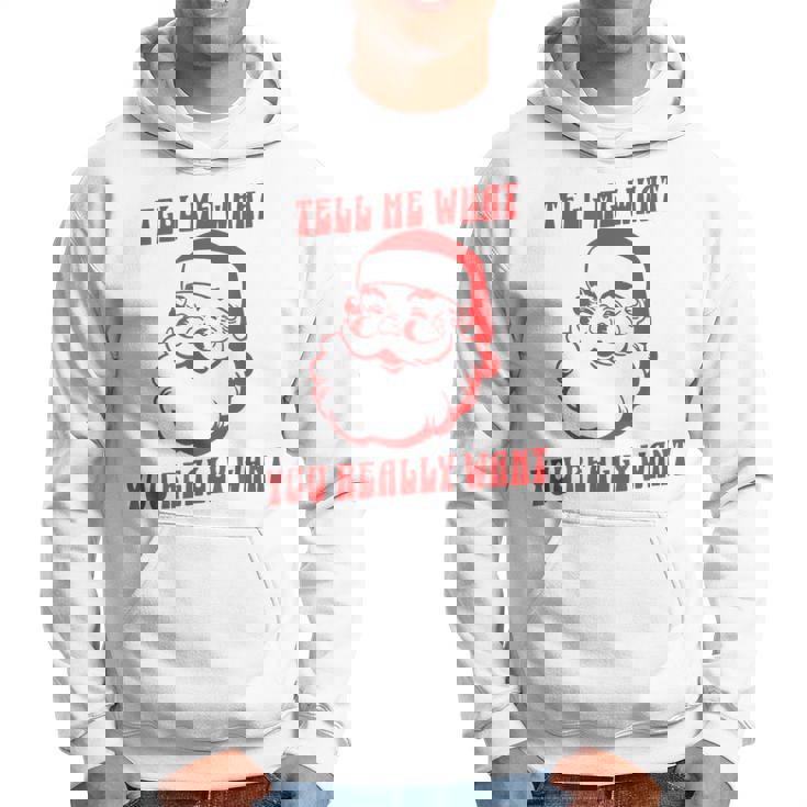 Tell Me What You Really Want Christmas パーカー