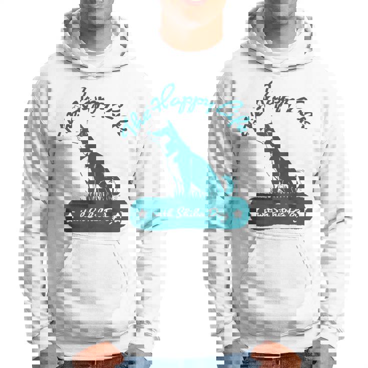 The Happy Life Withhiba Dog かわいい柴犬 黒柴 赤柴 パーカー