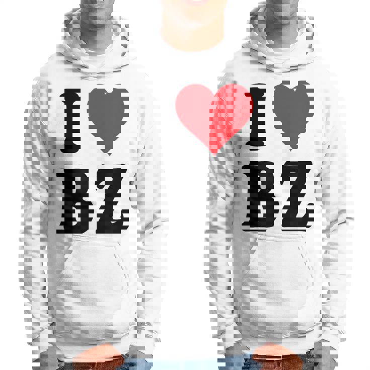 I Heart Bz イニシャル I Love BZ 姓 B Z パーカー