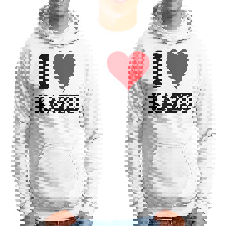 I Heart Kazu 名 I Love パーソナライズ パーカー