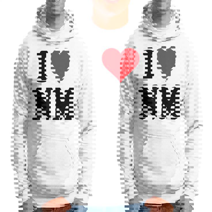 I Heart Nm Initials I Love NM First And Last Name N M パーカー