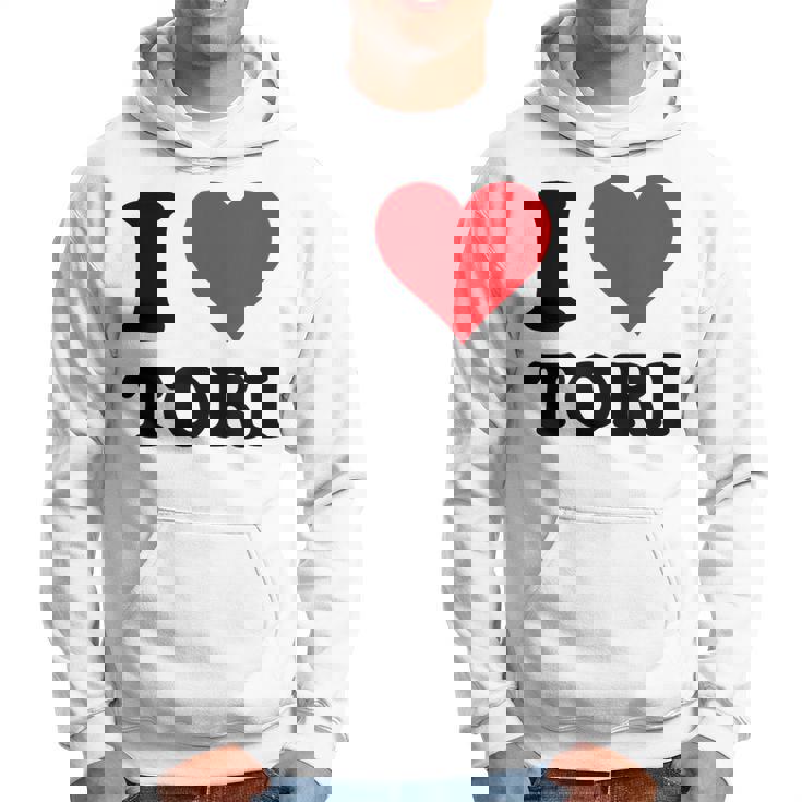 I Heart Tori ファーストネーム I Love パーソナライズ パーカー