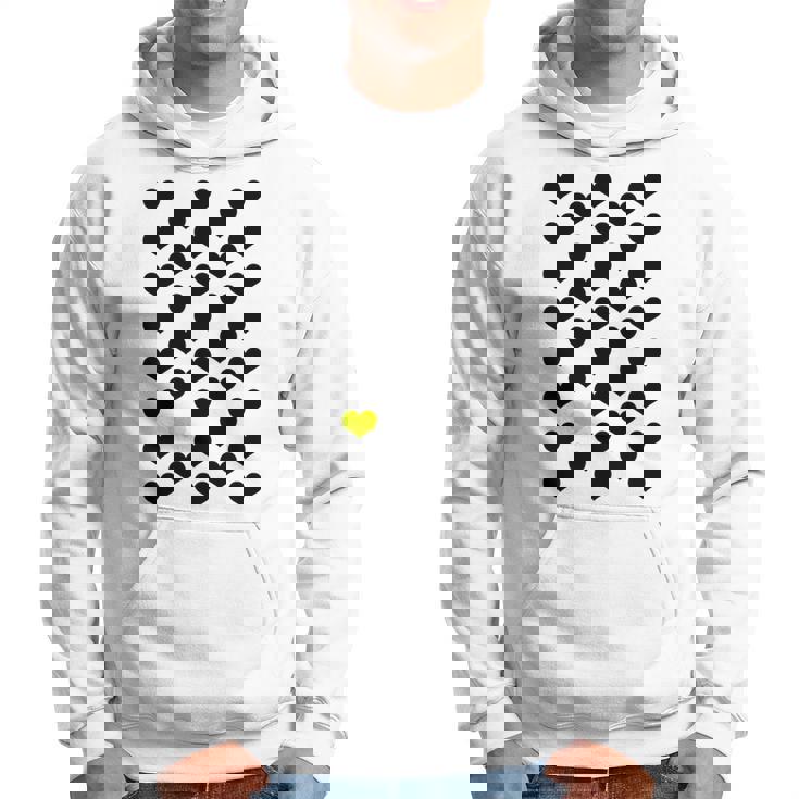 Heart Yellow 長袖tシャツ パーカー