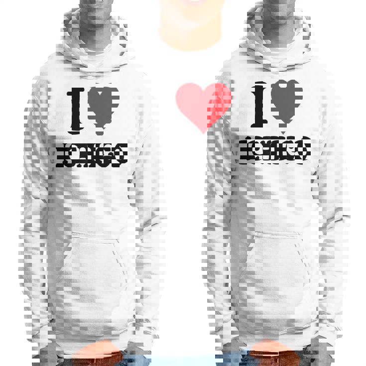 I Heart いちご ファーストネーム I Love パーソナライズ パーカー