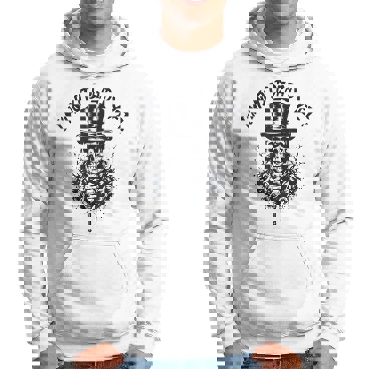 I'm Not Dead Yet Thekeleton Head パーカー