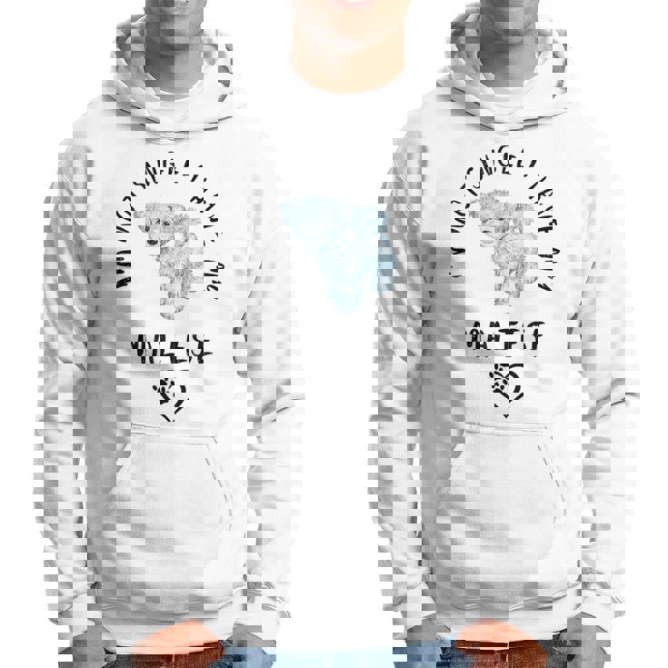 I'm Notingle I Have My Maltesealentines マルチーズ犬 パーカー