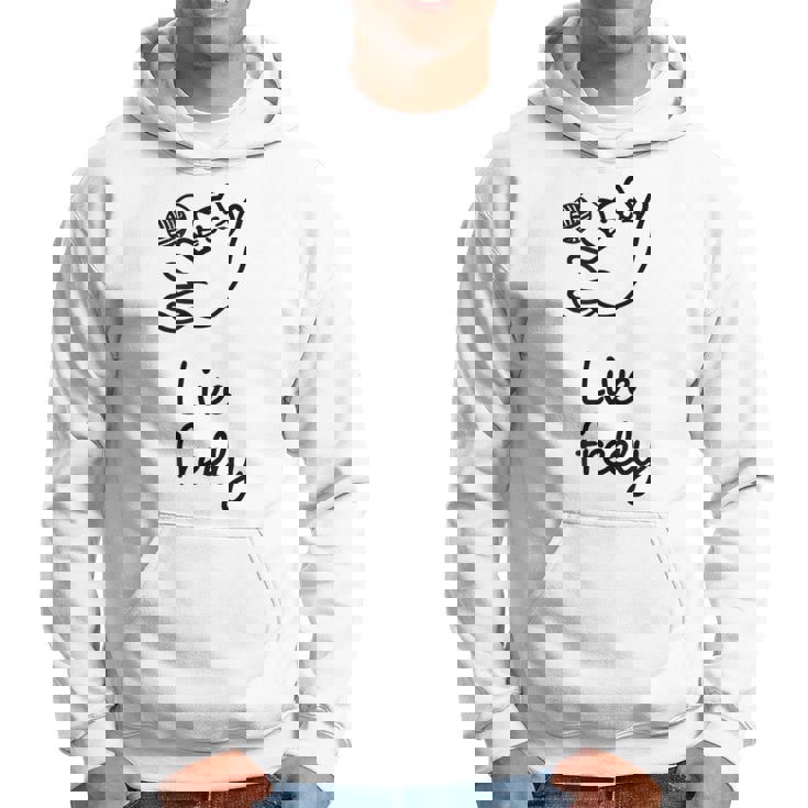 Live Freely パーカー