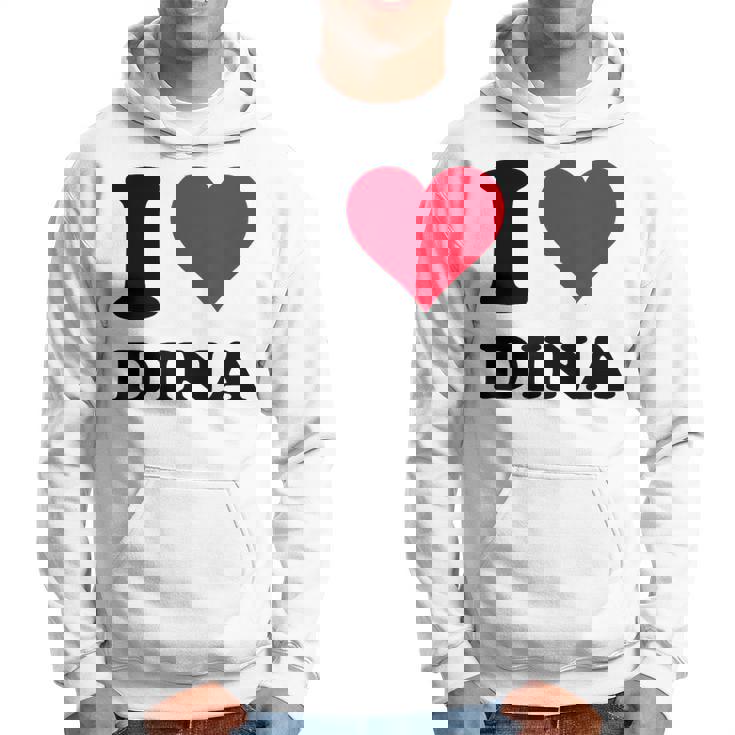 I Love Dina パーカー