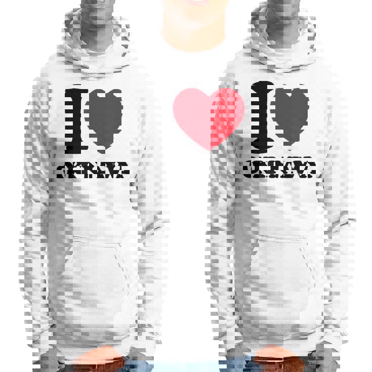 I Love Okinawa アイラブ 沖縄 メンズ 琉球 お土産 旅行 パーカー