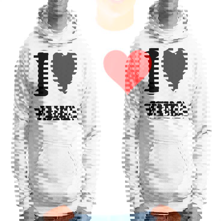 I Love Wiberta パーカー