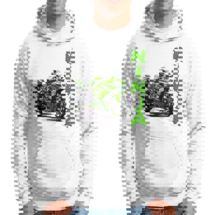 Ninjaオートバイスポーツバイク 長袖tシャツ パーカー