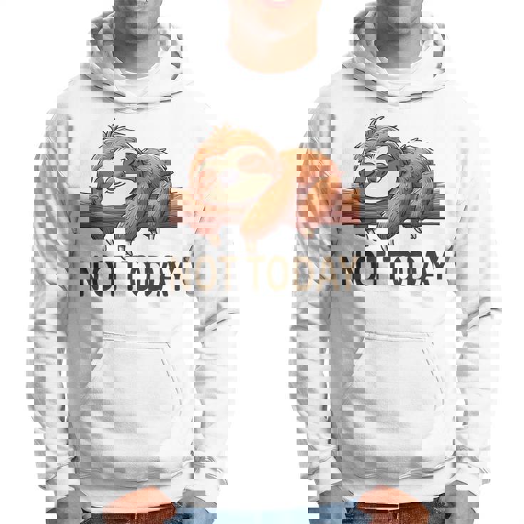 Not Todayloth 今日はナマケモノ パーカー