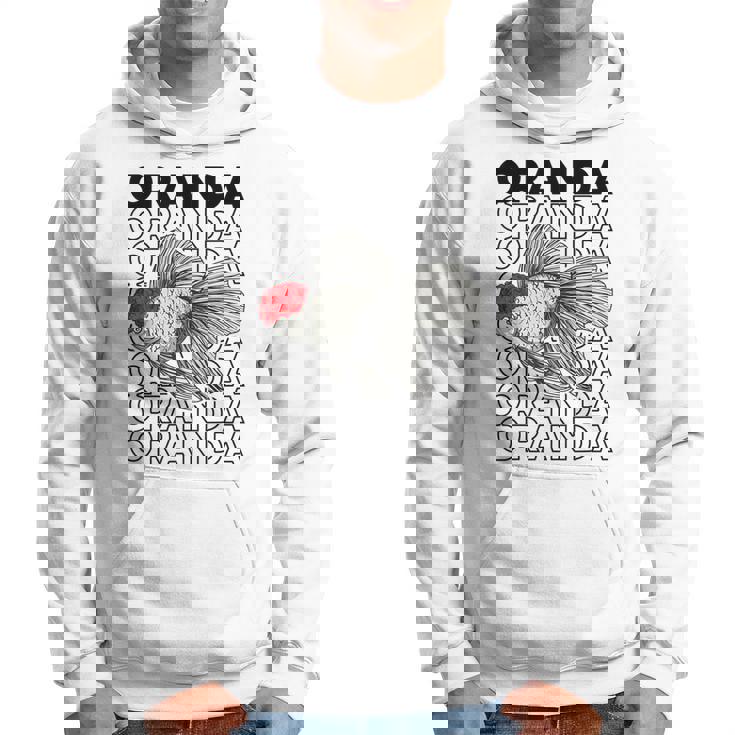 Oranda Goldfish 80年代スタイル ファンシー金魚オーナー パーカー