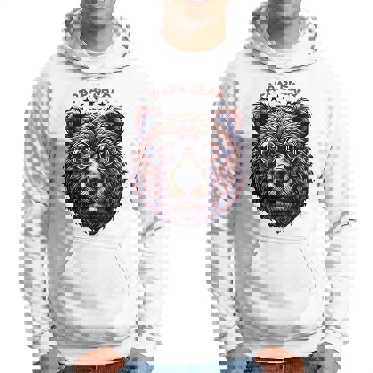 メンズ Papa Bear Face サングラス Papa Bear Lover 父の日 パーカー