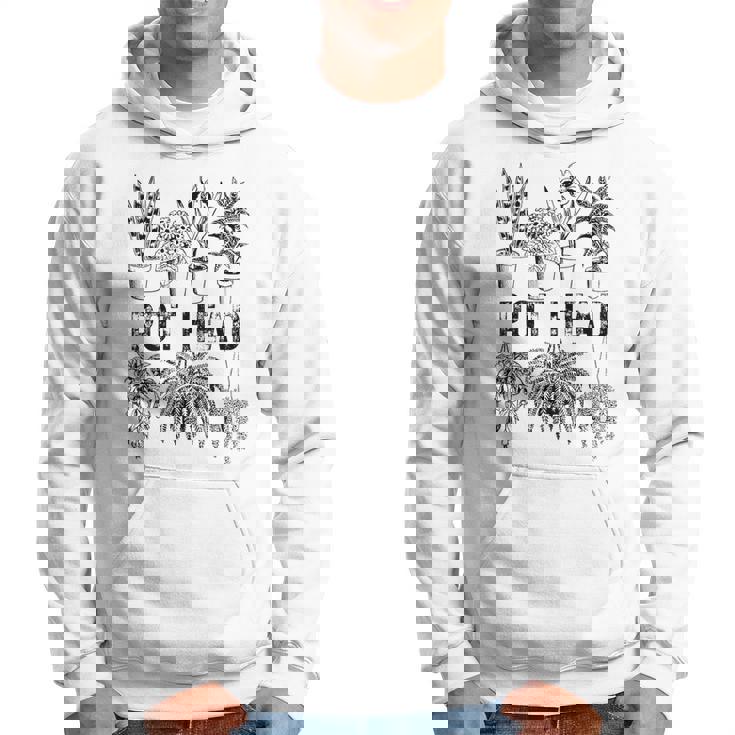 Pot Head 観葉植物 庭師 面白い 観葉植物 パーカー