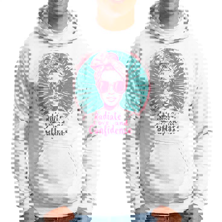 Radiate Love And Confidence Body Positive レトロ ポップアート パーカー