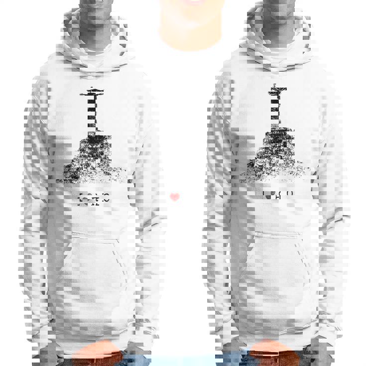 Rio De Janeiro リオデジャネイロのスカイライン イエスキリストの像 ブラジル 愛 パーカー