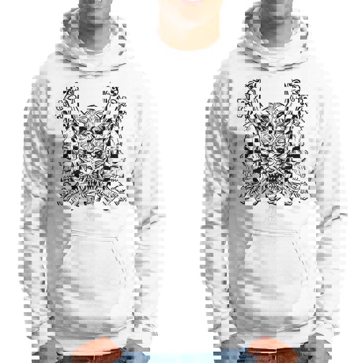 Samurái Máscara De Hannya Oni Japón Anime Sudadera