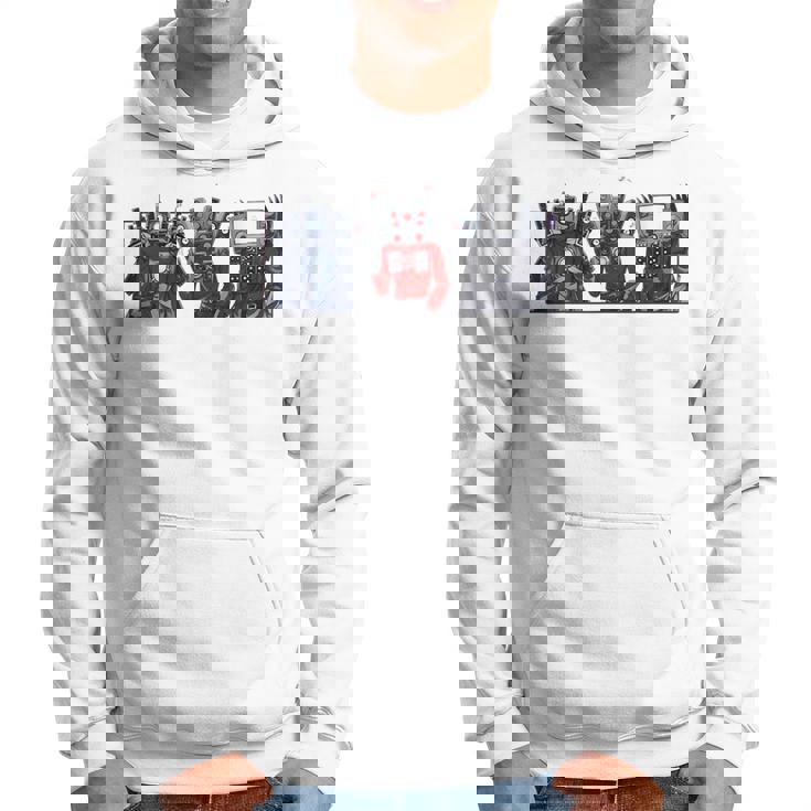 Skibidi トイレスピーカーマン カメラマン トイレ テレビマン パーカー