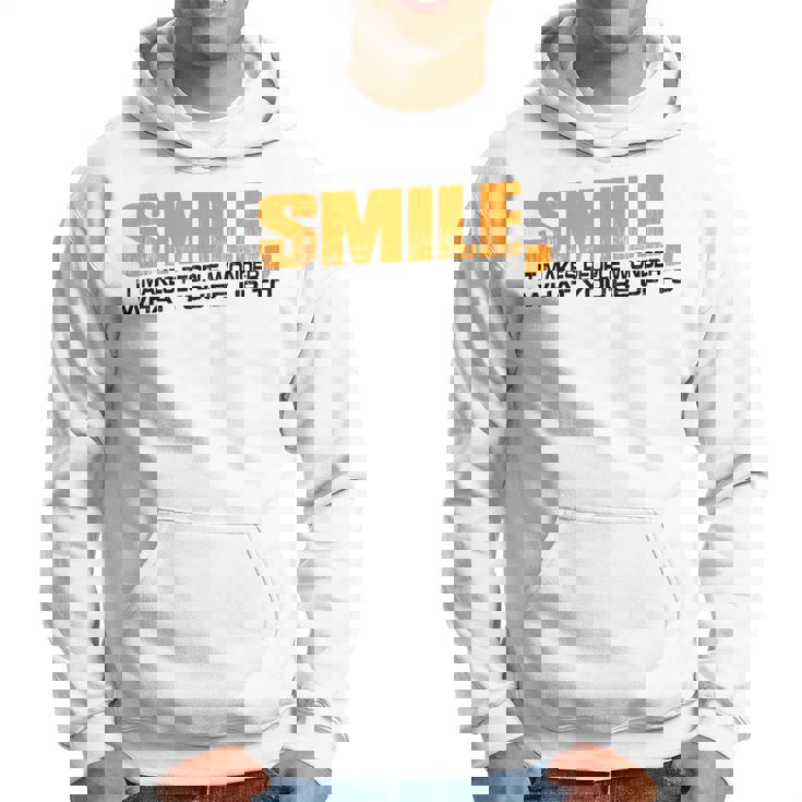 Smile It Makes People Wonder What You're Up To パーカー