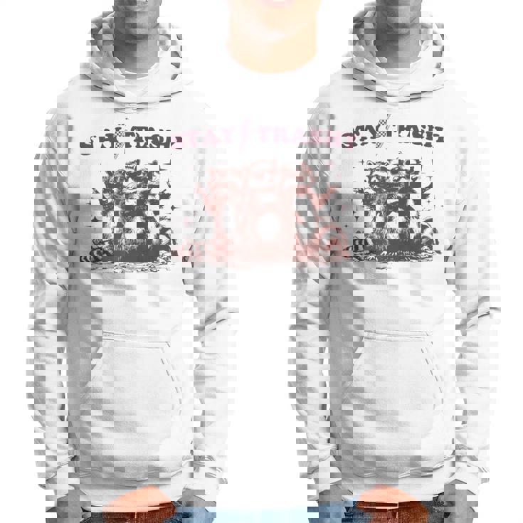 Stay Trashy Raccoon Opossum パーカー