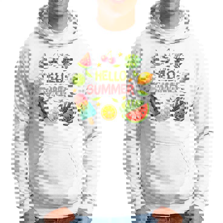 Summeribes ビーチバケーション ハローサマー トロピカル 楽しいデザイン パーカー