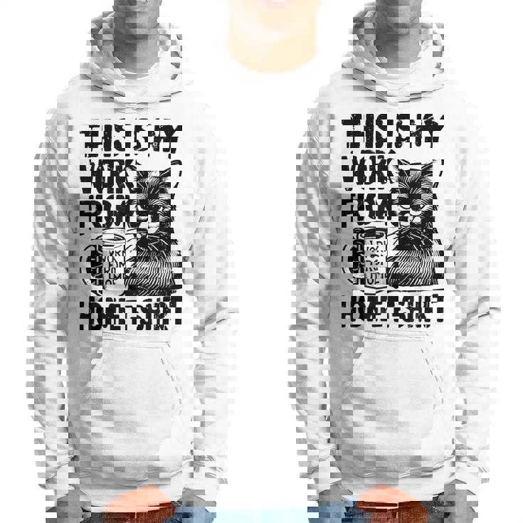 This Is My Work From Homearcastic Cat Remote Worker パーカー