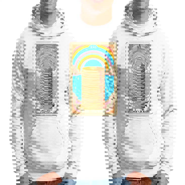 The Tower タロットカード パンケーキタワー 朝食愛好家 長袖tシャツ パーカー