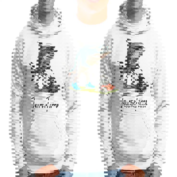 Tralalero Tralala Brain Red hark Meme 長袖tシャツ パーカー