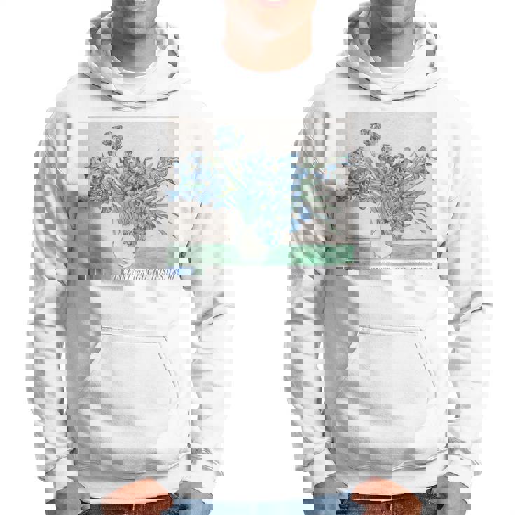 Trendyincentan Gogh Irises Famous Painting 1890 パーカー