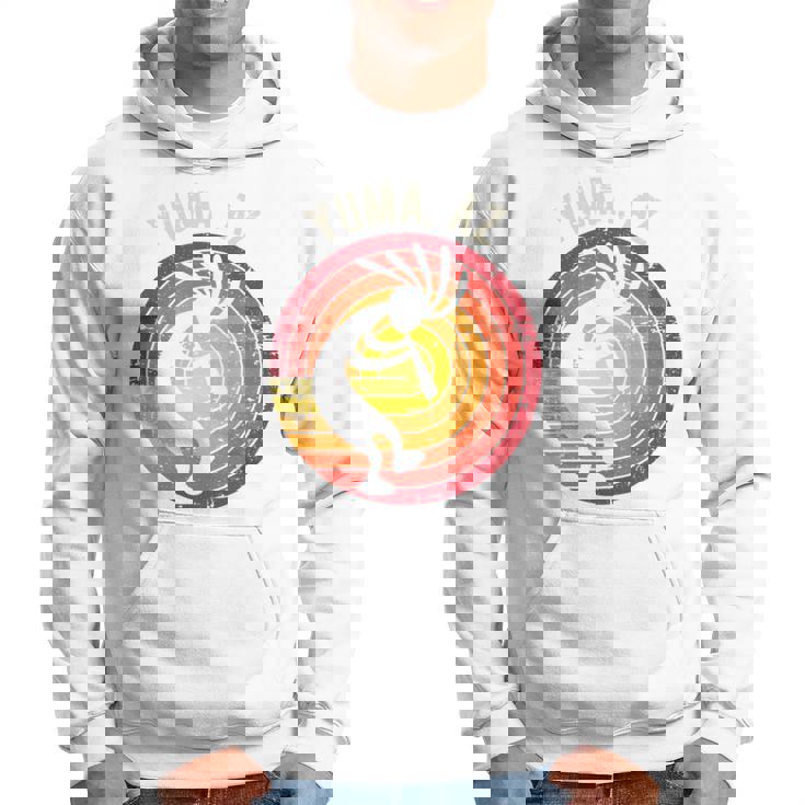 Yuma アリゾナ ダンシング ココペリ アンティーク調デザイン 長袖tシャツ パーカー