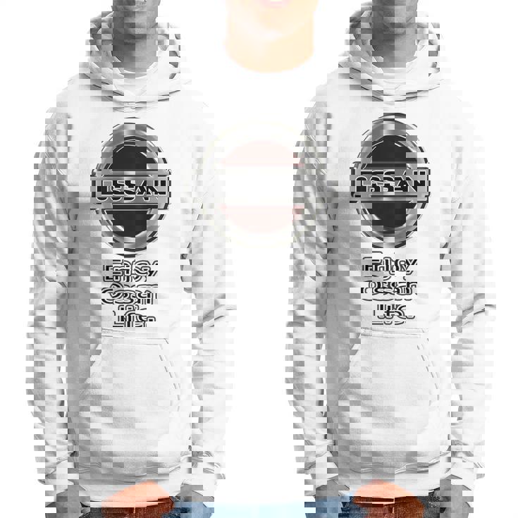 【バックプリント・背中側】Ossan おっさん（車好き ロゴ エンブレム パロディ）【変なデザイン屋さん】文字 面白い パーカー