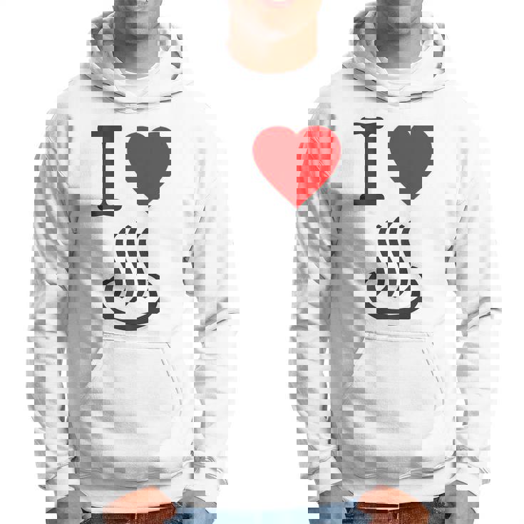 【バックプリント・背中側】アイラブ・温泉 マーク お風呂 銭湯 記号 お土産 旅行 ハート スタッフ 面白い パーカー