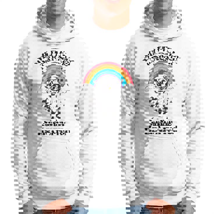 あなたの小さな皮肉な太陽の光はアライグマに到着しました パーカー