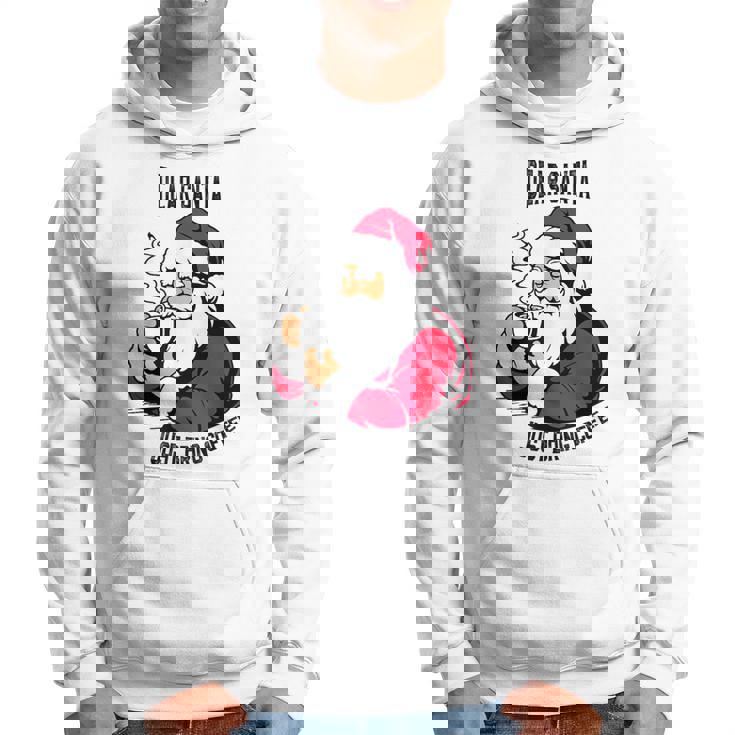 おもしろい親愛なるサンタさん、コーヒーを持ってきてクリスマスクリスマス パーカー