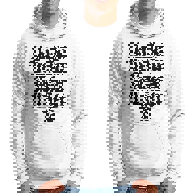 おれはナイスシスターじゃないよ戦ってやるよおもしろい皮肉 パーカー