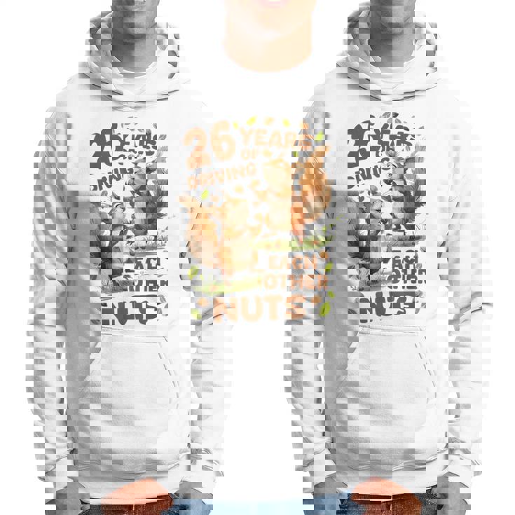 お互いの運転26年 ナッツ26周年 結婚26周年 パーカー